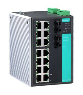 マネージドスイッチ、14xRJ45 2xマルチST