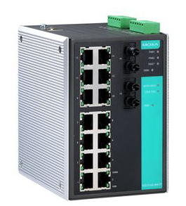 マネージドスイッチ、14xRJ45 2xマルチST、Tモデル