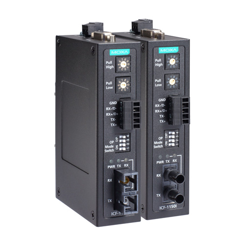 工業用RS-232C/422/485⇒マルチモード ファイバーコンバータ(SCコネクタ)、2KVアイソレーション