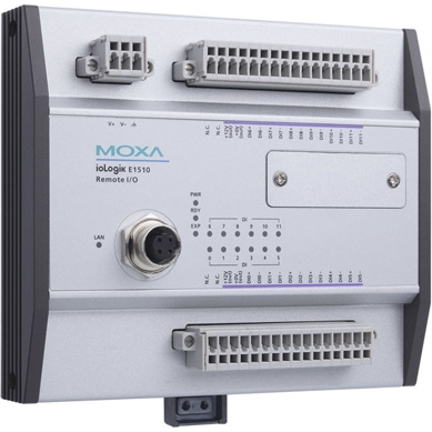Ethernet remote I/O M12 connector 4 DIs 4 DIOs coating -40 to 85℃