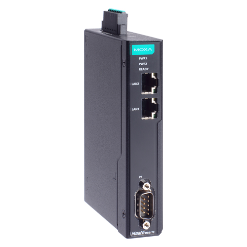 1ポート アドバンスド Modbusゲートウェイ IEC62443-4-2準拠 RJ45×2 DB9 (ワイド温度モデル)