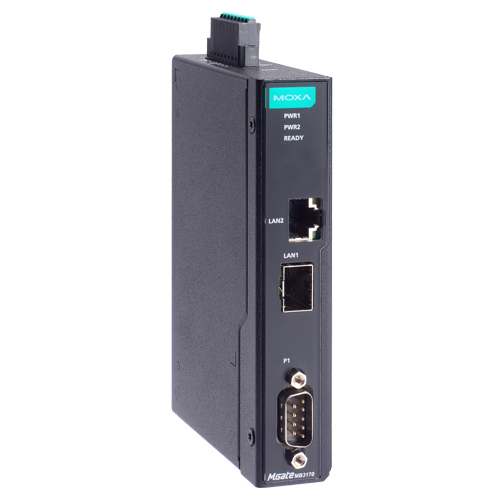 1ポート アドバンスド Modbusゲートウェイ IEC62443-4-2準拠 RJ45×1 SFPスロット×1 DB9 (ワイド温度モデル)