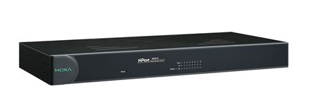 8ポート RS-232C/422/485デバイスサーバ 88-300VDC 電源入力 Tモデル