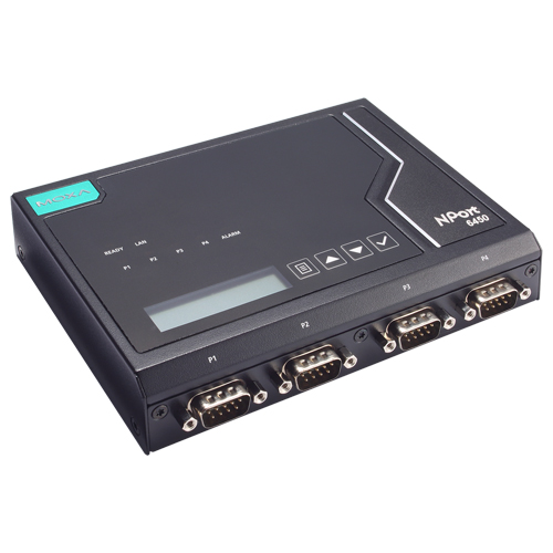 第2世代 4ポート RS-232/422/485 セキュアターミナルサーバー 10/100M RJ45×1 電源アダプター付き