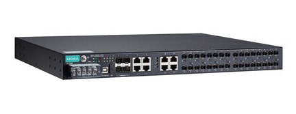 IEC 61850-3認証マネージドラックマウントイーサネットスイッチ 16xマルチST 2絶縁電源(18~72VDC)