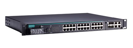 IEC 61850-3認証マネージドラックマウントイーサネットスイッチ 24xRJ45 デュアル絶縁電源