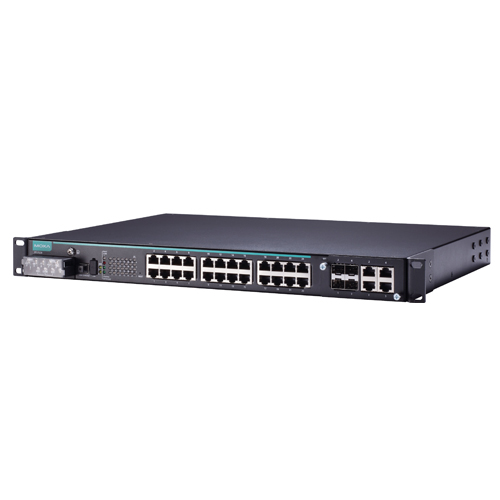 IEC 61850-3認証マネージドラックマウントイーサネットスイッチ 8xマルチSC 1絶縁電源(18~7|2VDC)