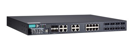 IEC 61850-3認証マネージドラックマウントイーサネットスイッチ 8xシングルSC 2絶縁電源