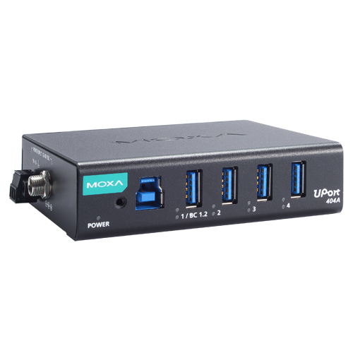 4ポート産業グレードUSB 3.2ハブ ワイド温度モデル