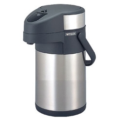 ステンレスエアーポット <サハラビッグ> 2.2L クリアーステンレス