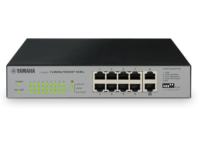 シンプルL2 PoEスイッチ